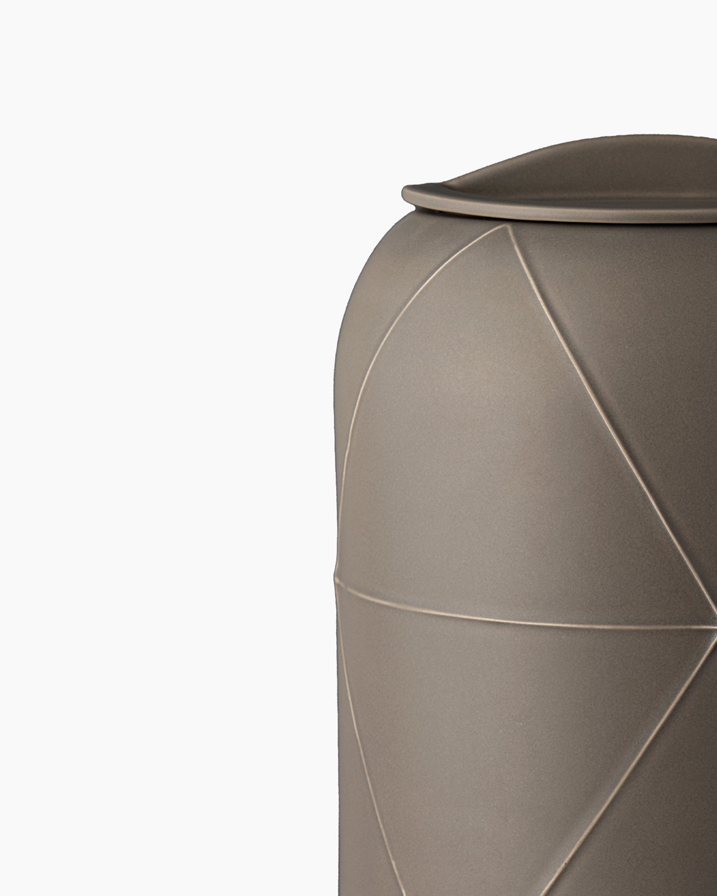 Vaso con coperchio