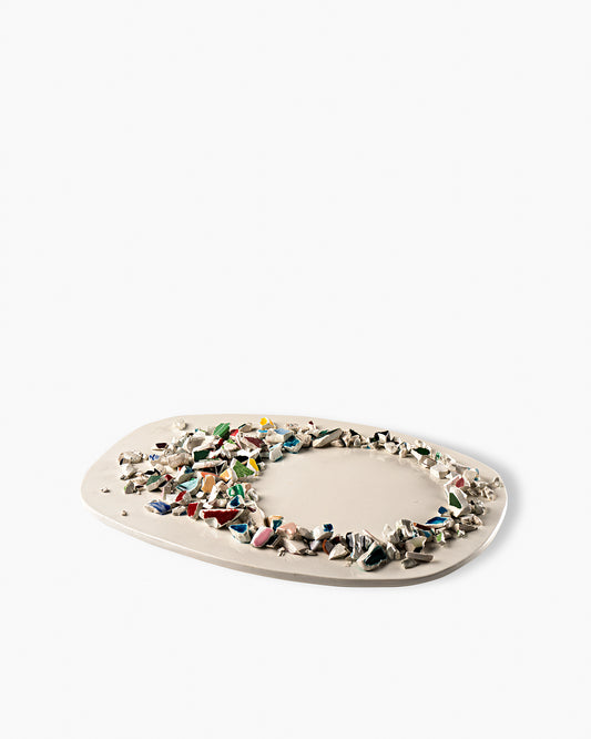 Oval centrepiece