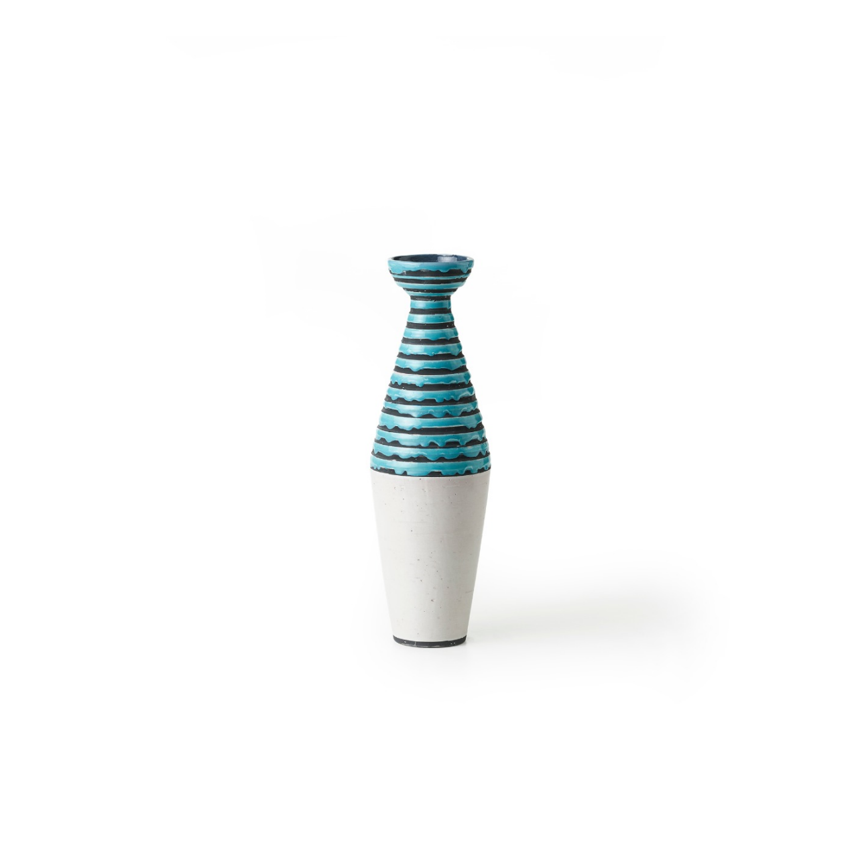 Vaso decoro a cera