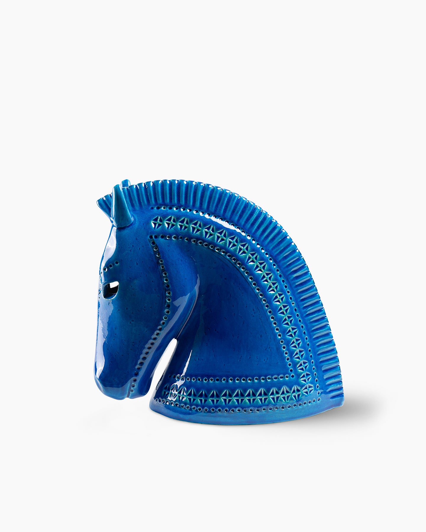 Miniature horse head figure