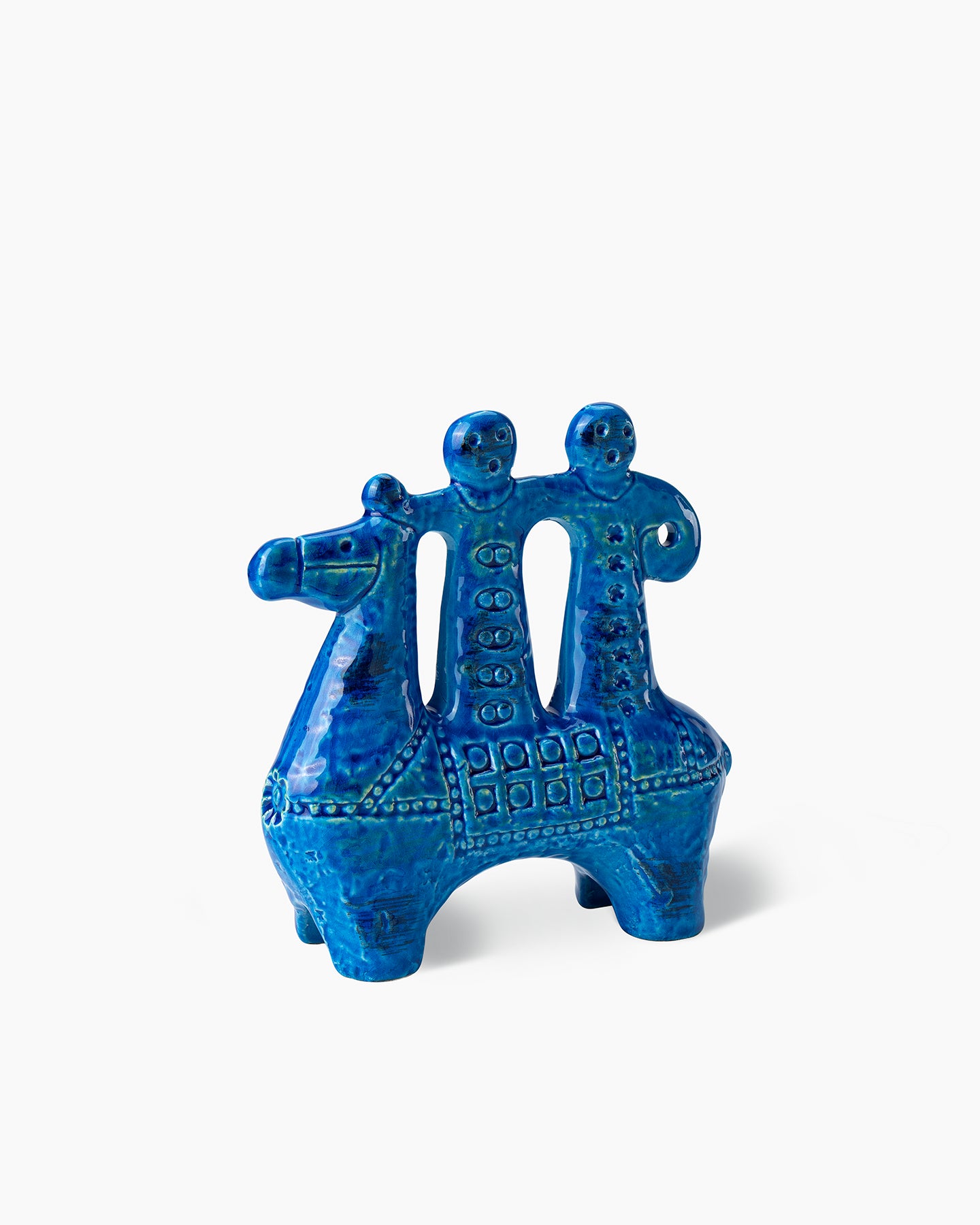 Miniatura figura di cavallerizzo